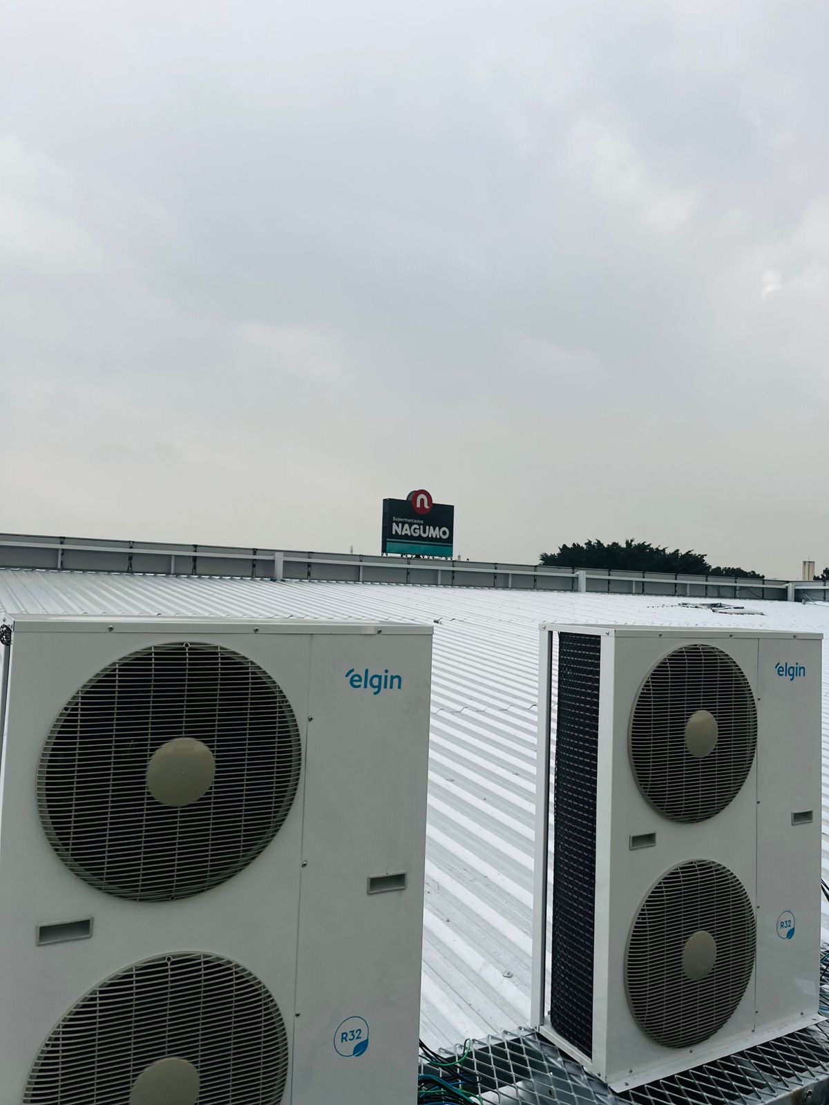 Sistema de refrigeração em supermercado Nagumo