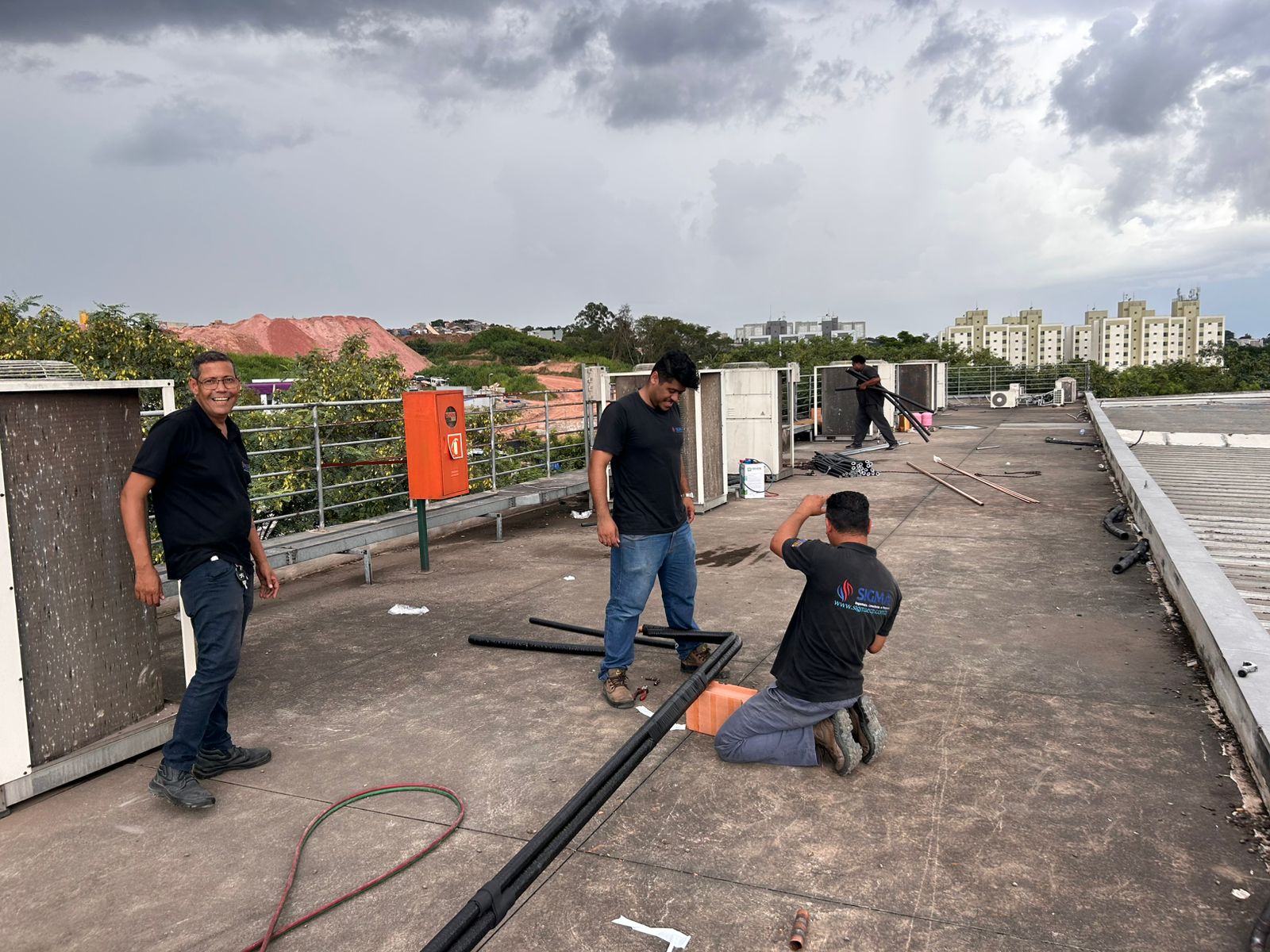 Equipe SIGMA em projeto de grande porte
